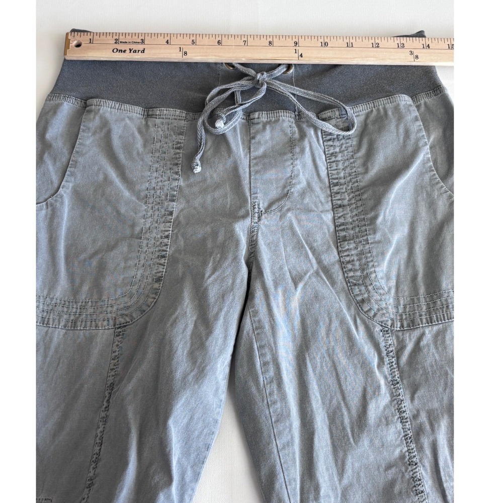 XCVI Tencel Cargo Pants Women's M Gray Lagenlook Grunge Utility Casual Y2K - Picture 4 of 7